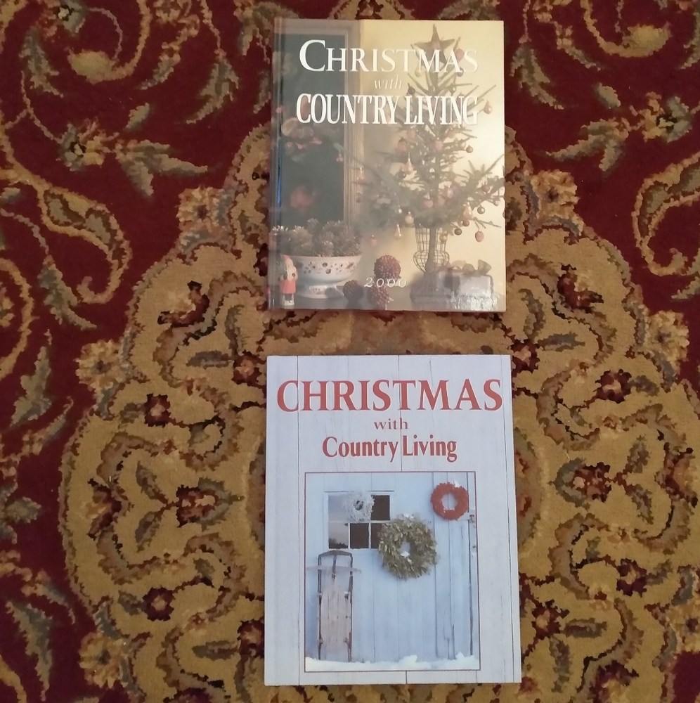 Vintage Christmas Country Living Hardcover Books